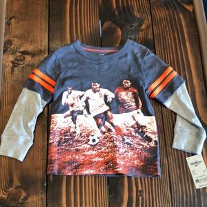 Long sleeve soccer tee
